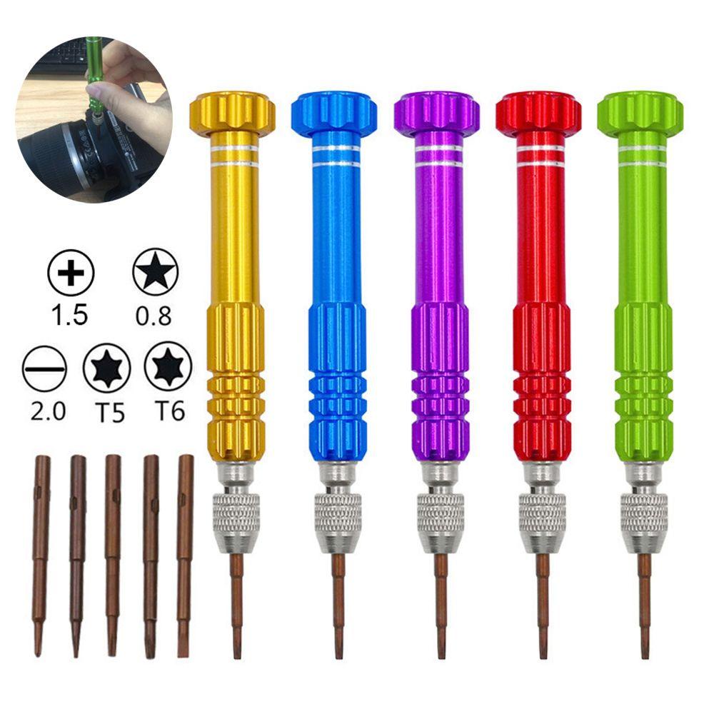 Bộ Tua Vít Mini Bằng Nhôm Dùng Sửa Chữa Điện Thoại / Đồng Hồ / Kính Mát