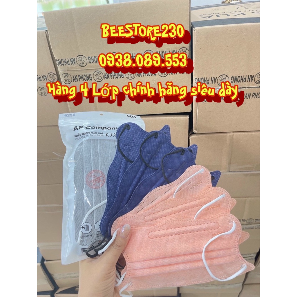 [HÀNG HIẾM] SET 100 KHẨU TRANG KINGKUA CARB CUA 4D MASK 4 LỚP SIÊU TỐT DÀY DẶN