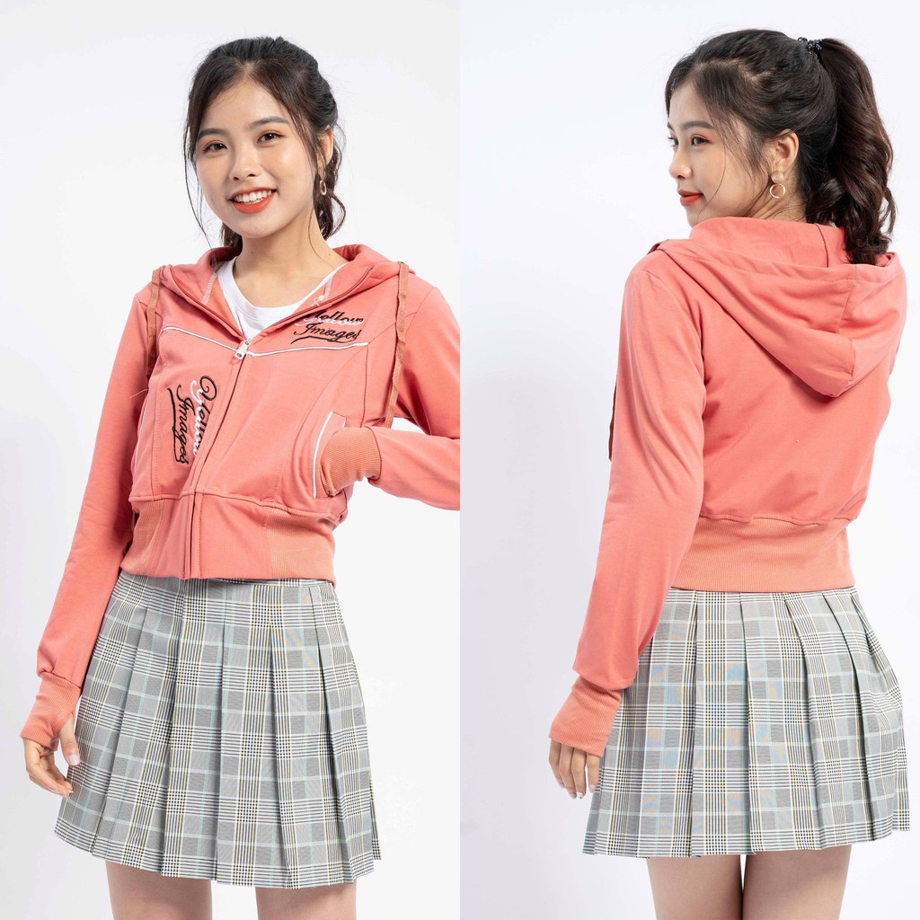 Áo khoác thun cotton 4 chiều mát lạnh đi nắng form lửng croptop siêu cá tính