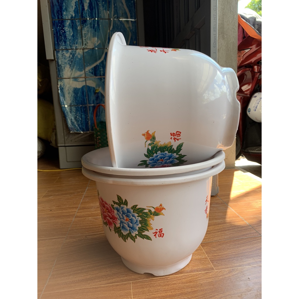 COMBO 15 CHẬU NHỰA HOA MẪU ĐƠN #H330 SIÊU ĐẸP (DỊCH TRUYỀN CHO CÂY, KEO LIỀN SẸO, BẠT PHỦ ĐẤT CHỐNG CỎ MỌC...)