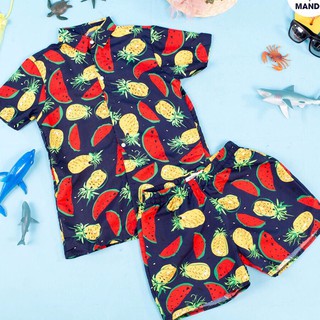 Bộ quần áo hoa quả cho cặp đôi vui vẻ bên nhau