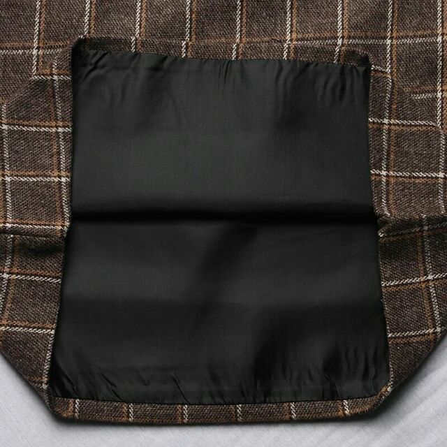 Chân váy dạ kẻ caro