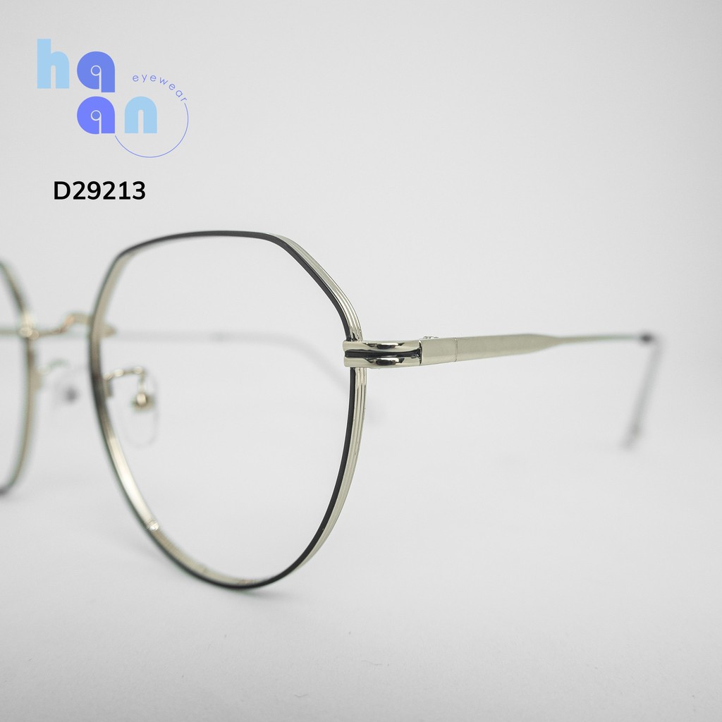 Gọng kính cận kim loại unisex, gọng kính đa giác cho nam nữ đẹp nhiều màu - kính mắt Hà An | BigBuy360 - bigbuy360.vn