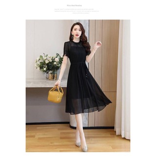 ĐẦM MAXI VOAN ĐÍNH NÚT