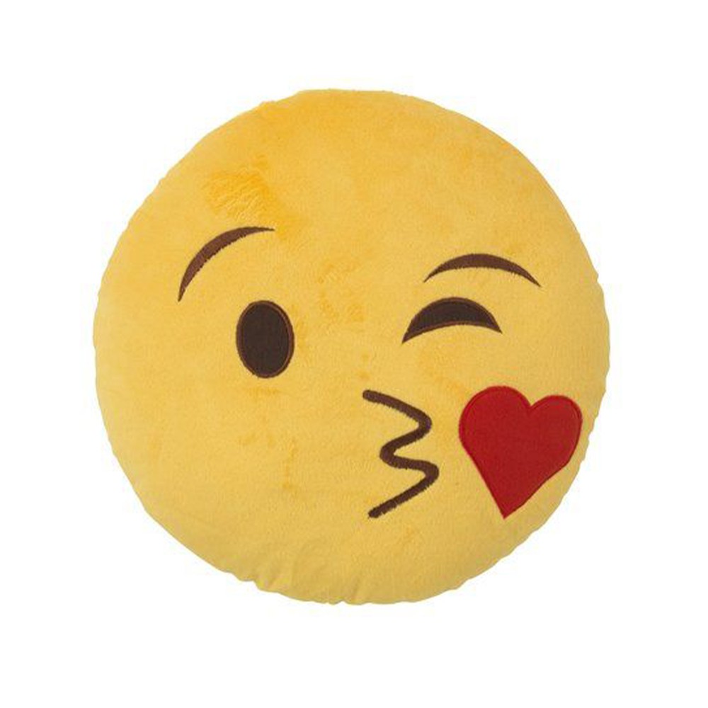 Gối trang trí hình mặt cười JYSK EMOJI DK35cm