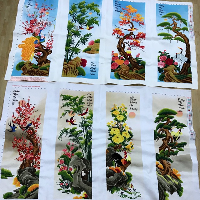 Tranh thêu thành phẩm!
