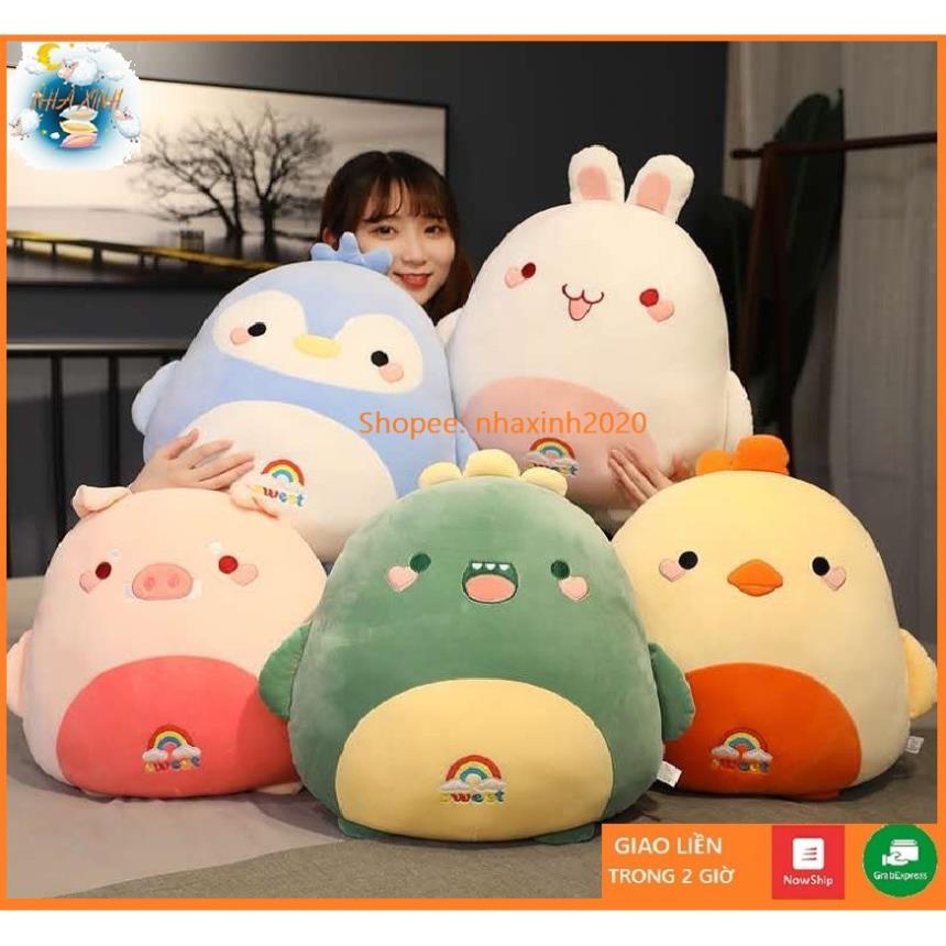 Chăn Gối Văn Phòng ✨FREESHIP✨ 3 Trong 1 Kèm Ủ Tay Trái Cây Tròn (Hình, Video Thật Sản Phẩm)
