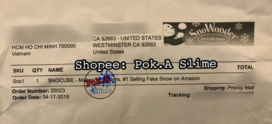 Pokaslime Snowonder - tuyết nhân tạo chính hãng Mỹ