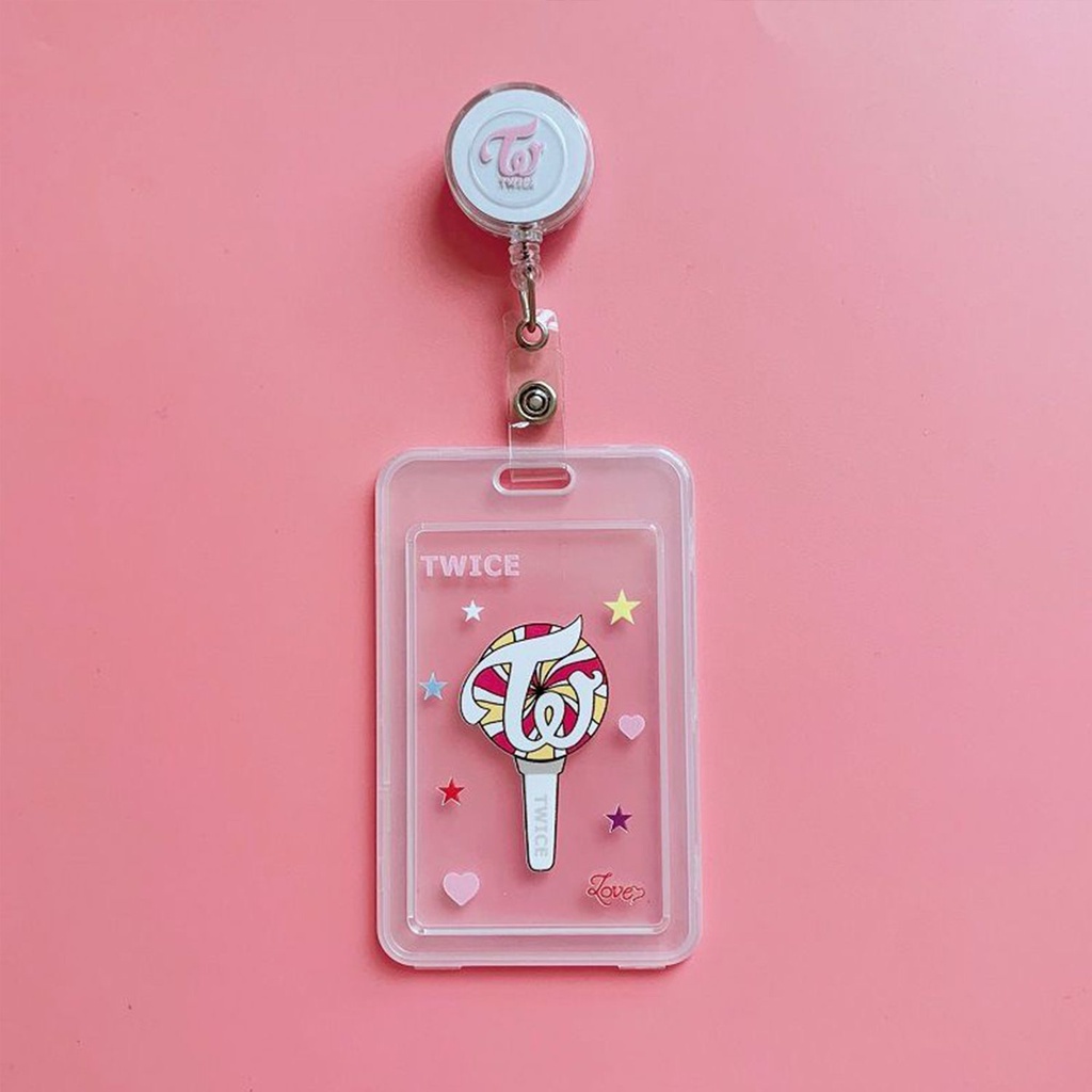 Khung đeo thẻ tên đa năng họa tiết nhóm nhạc Hàn Quốc BTS Blackpink Twice EXO GOT7