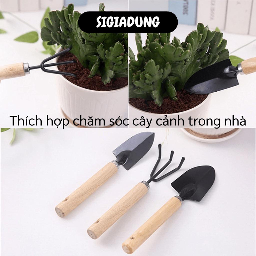 [SGD] Xẻng Làm Vườn - Dụng Cụ Làm Vườn Trồng Cây Mini 3 Món Tiện Dụng 8497