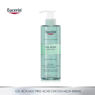 Gel Rửa Mặt Da Mụn Eucerin Pro ACNE Solution Cleansing Gel (400 ml)
