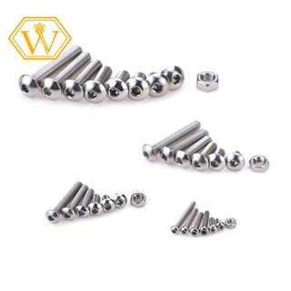 Set 170 bu lông lục giác M4 bằng thép không gỉ