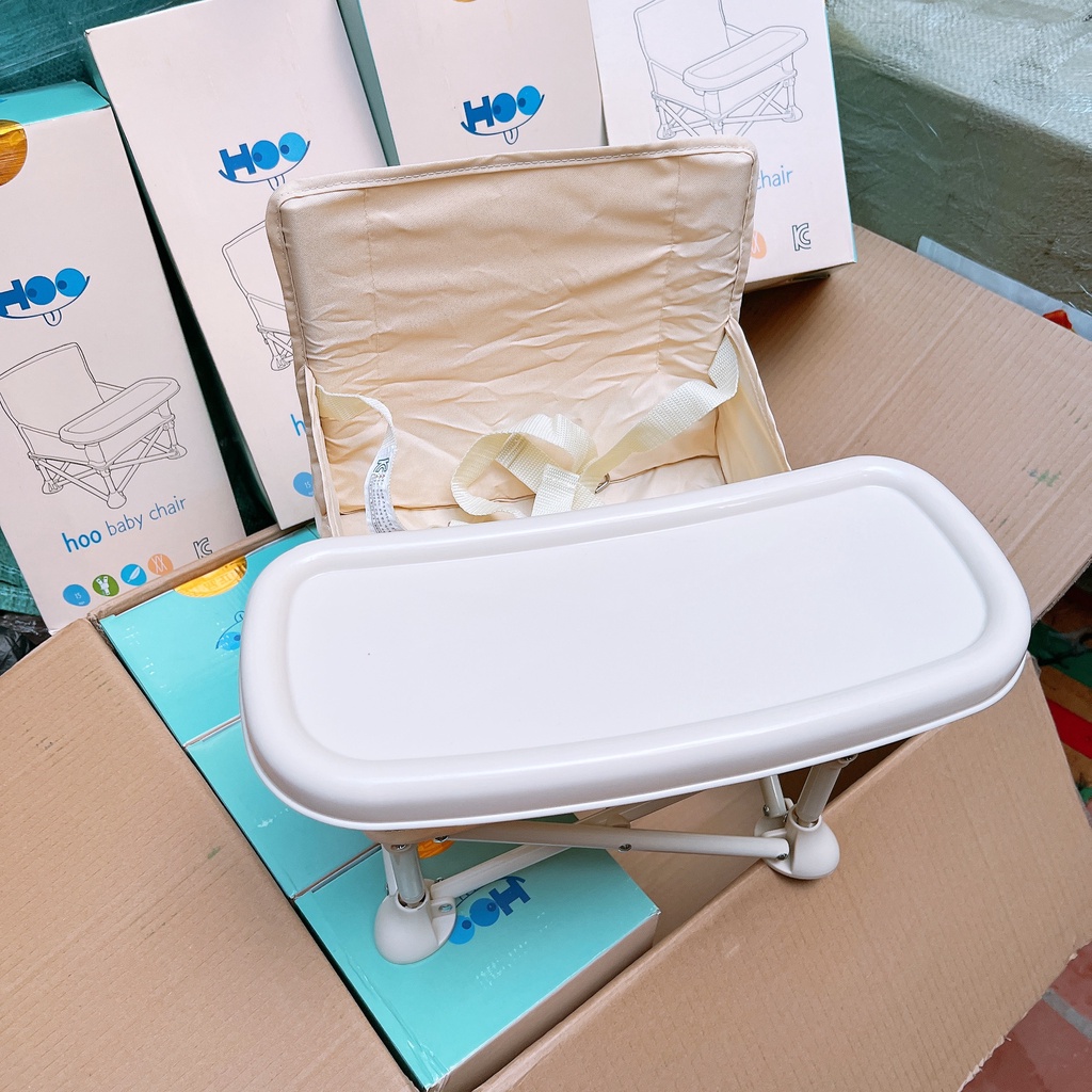 Ghế ăn dặm Hoo Hàn Quốc, gấp gọn tiện lợi - E77