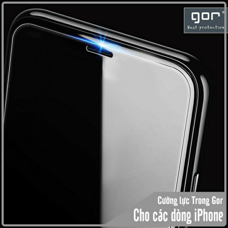 Bộ 2 kính cường lực Gor cho iPhone 15 pro max/15/ 14 pro max/13 pro max/12ProMax/12/12Pro/11promax/11/xsmaxtrong suốt