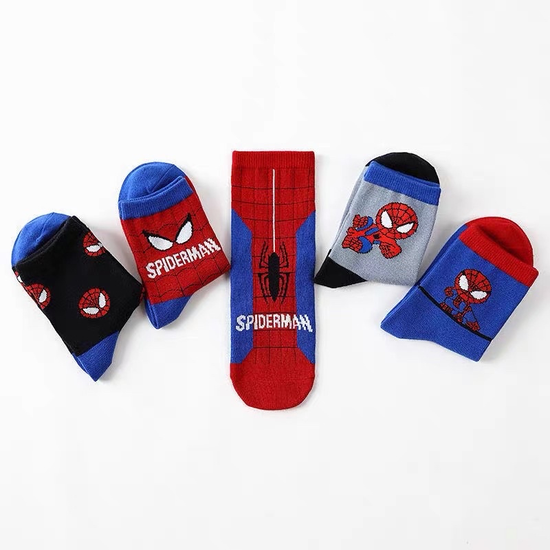 Set tất spiderman cổ cao