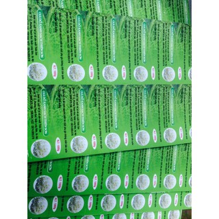 Sticker decan giấy tròn 5cm - 1000 chiếc