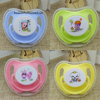 Núm ti giả bằng silicon hình tròn cho trẻ sơ sinh