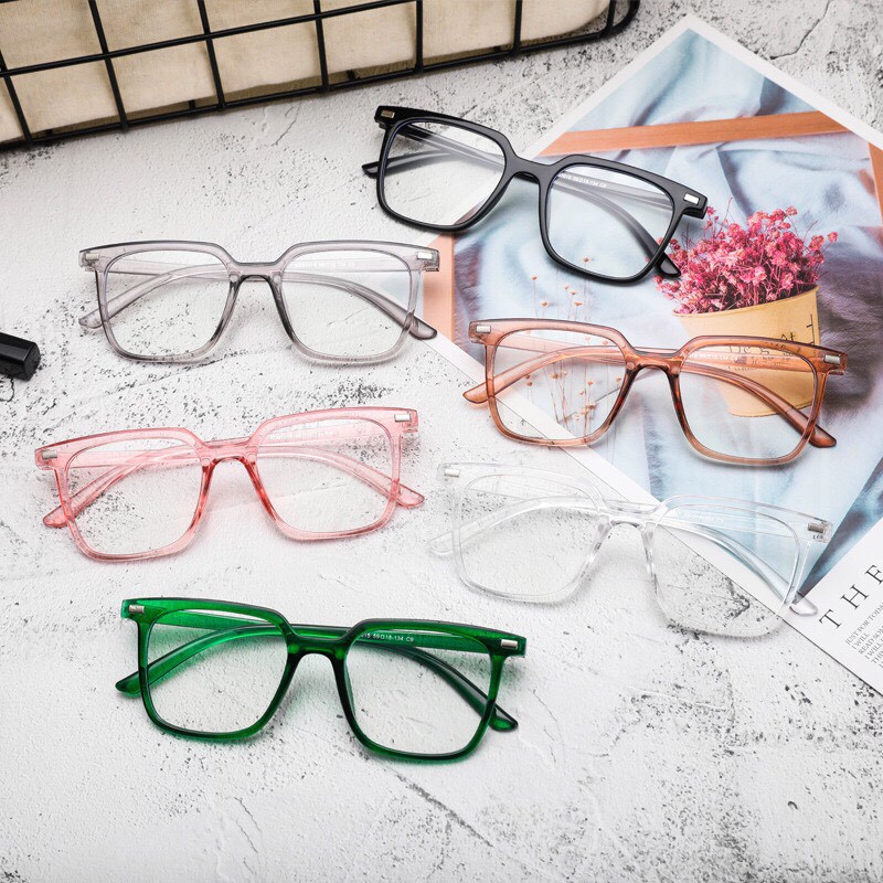 MẮT KÍNH GỌNG CẬN 563 FORM VUÔNG HÀN QUỐC TRENDY SIÊU ĐẸP | BigBuy360 - bigbuy360.vn