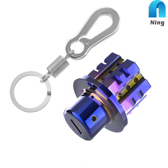 Bộ móc chìa khóa bằng titan cao cấp kèm phụ kiện chuyên dụng