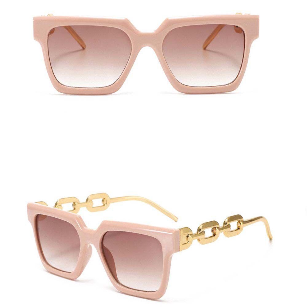 Kính Mát Gọng Vuông Chống Bức Xạ &amp; Tia UV Kiểu Hàn Quốc Cho Nữ