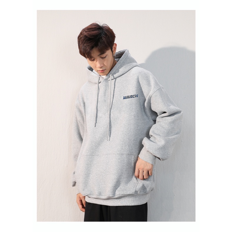 (Hàng Mới)Áo Hoodie Mũ Trùm Đầu Phối 2 Lớp Siêu Dày Dặn Phong Cách MANCH Cá Tính Mạnh Mẽ Nỉ Ngoại Dày Dặn Ấm Áp Mùa Đông