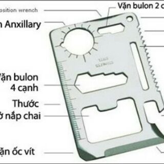 Miếng thép đa năng 11 công dụng