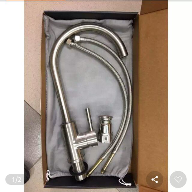 Vòi chén inox 304 nóng lạnh