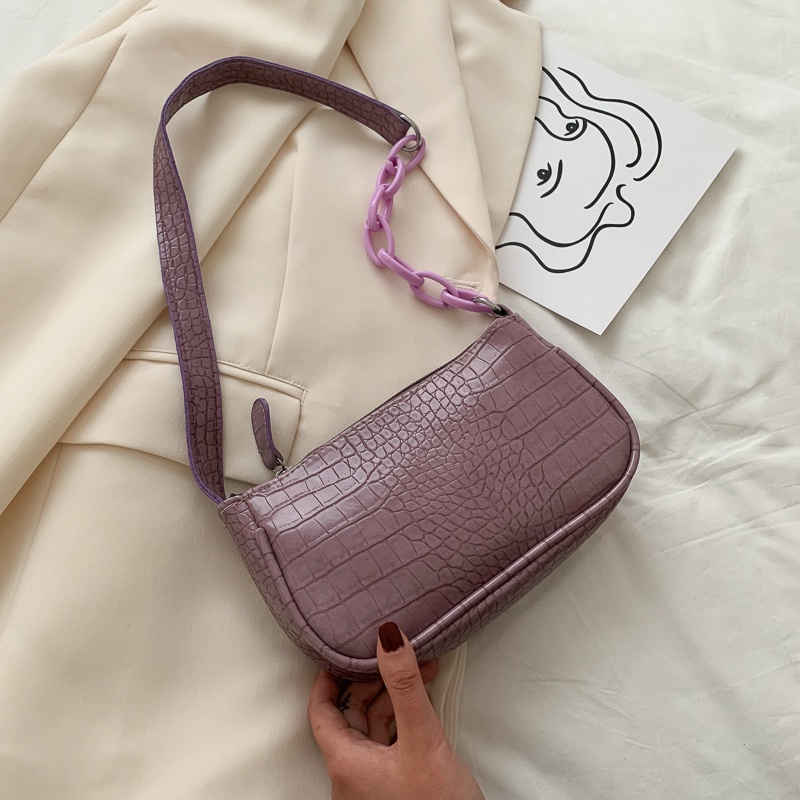 Túi xách IELGY một dây đeo kiểu cổ điển màu trà sữa thời trang