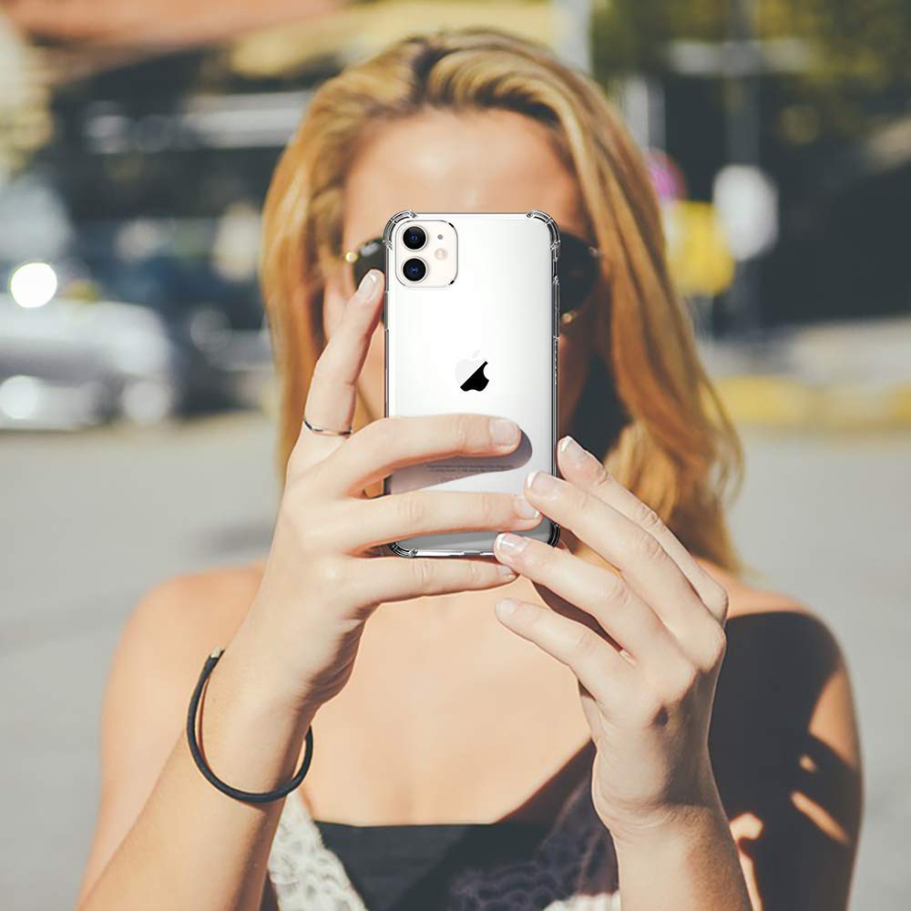 Ốp lưng TPU trong suốt chống sốc cho iphone 11 Pro Max 6 7 8 Plus X XR XS | BigBuy360 - bigbuy360.vn