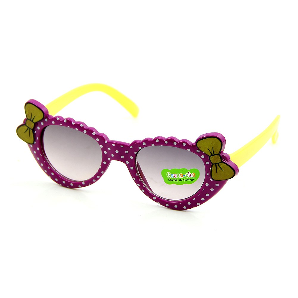 Lovely Bébé Garçons Filles Lunettes De Soleil Pour Enfants Verre Noeud UV 400