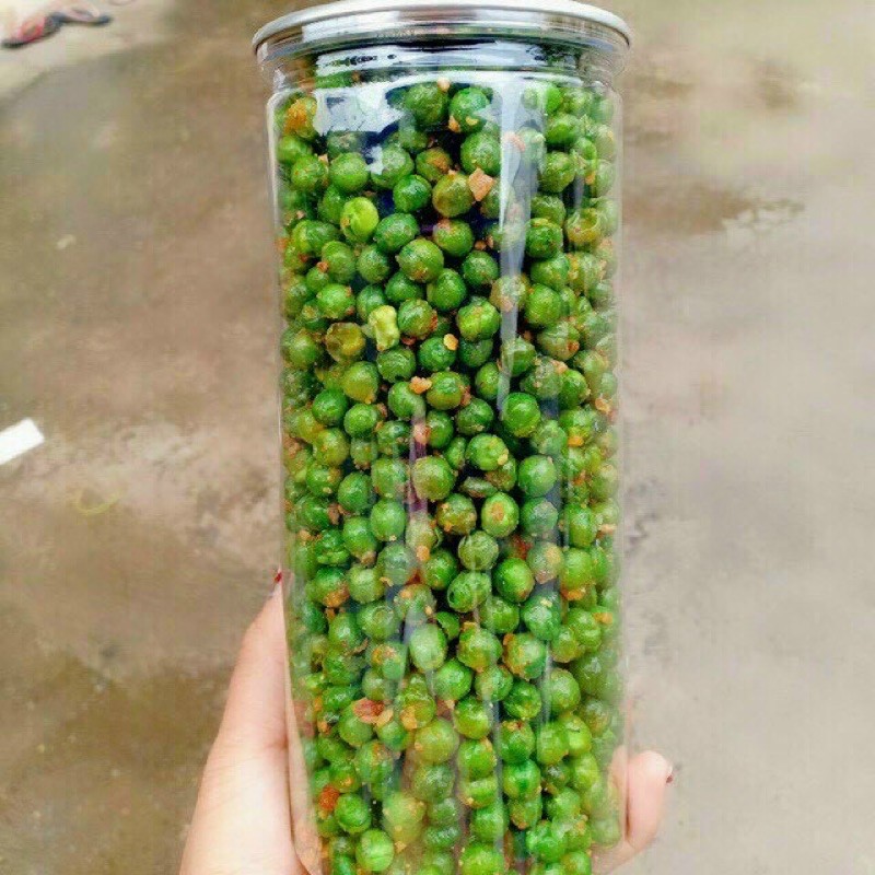 ĐẬU HÀ LAN RANG TỎI ỚT -GIÒN GIÒN THƠM NGON _450gr