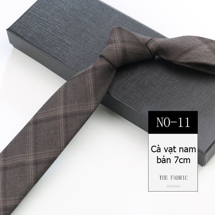 Cà vạt nam, cà vạt kẻ caro bản 6 và 7cm nhiều họa tiết đẹp