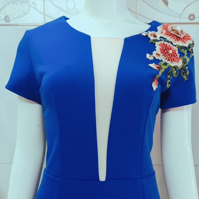 Đầm trung niên thy thảo thiết kế sang trọng