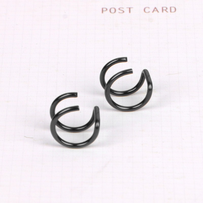 Khuyên Vành Tai Hình 2 Vòng Cá Tính