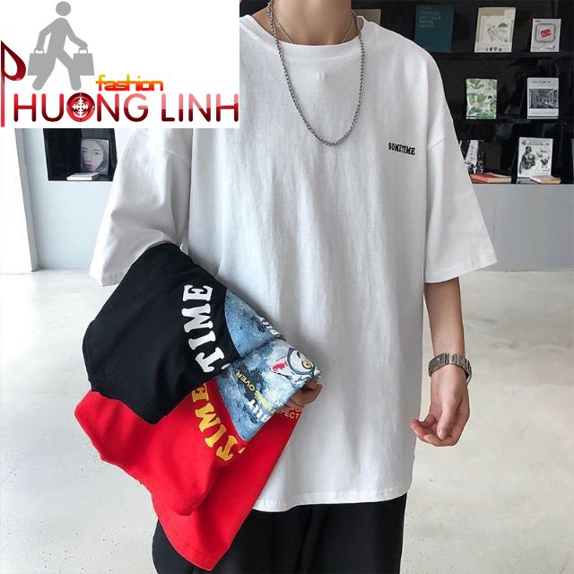 [Có video] Áo thun nam form rộng tay lỡ 65x46x23 (cm) - T shirt made in VietNam - Thời Trang Phương Ling - ms148