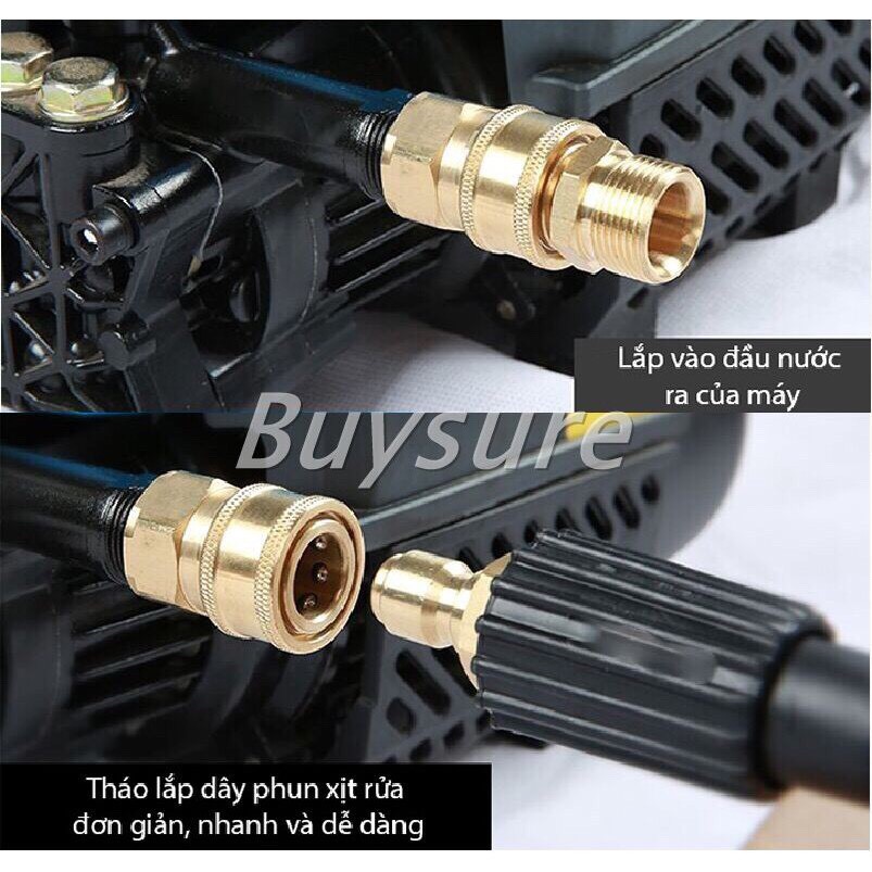 Bộ khớp nối nhanh đầu ra cho máy rửa xe áp lực cao-máy rửa xe gia đình