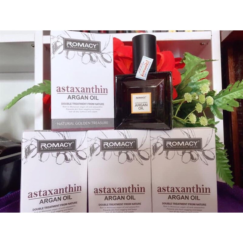 TINH DẦU DƯỠNG TÓC ROMACY ARGAN OIL ASTAXANTHIN 50ML- chai | BigBuy360 - bigbuy360.vn