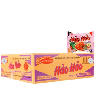 MÌ GÓI HẢO HẢO TÔM CHUA CAY 30 gói/Thùng