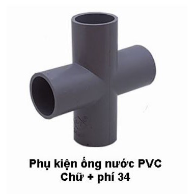 CHỮ THẬP PHI 34 PVC (MÀU XÁM)