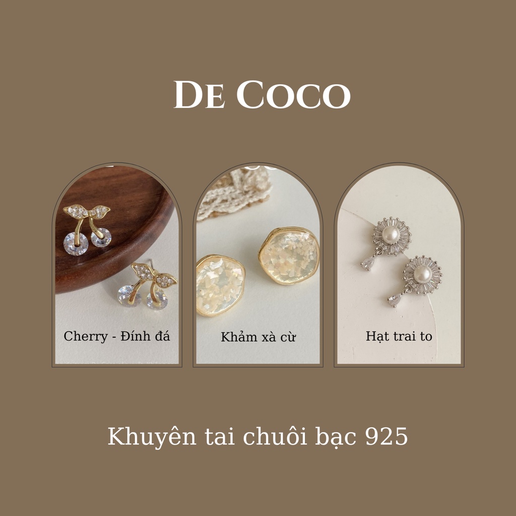 Khuyên tai nữ Flawless decoco.accessories