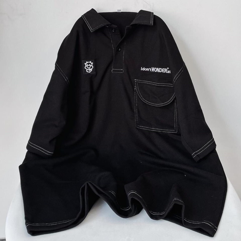 Áo polo tay lỡ Bò Wonder unisex | BigBuy360 - bigbuy360.vn