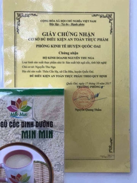 (Date Mới ) Ngũ Cốc Lợi Sữa Min Min  500g - Bột Ngũ Cốc Lợi Sữa MinMin- Bột Ngũ Cốc Dinh Dưỡng