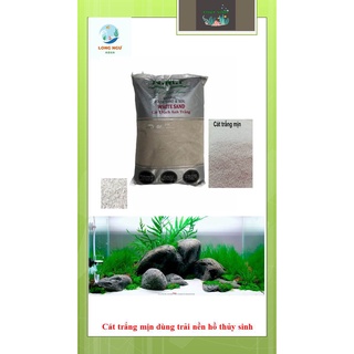 Cát trắng siêu mịn trải nền hồ cá, hồ thủy sinh