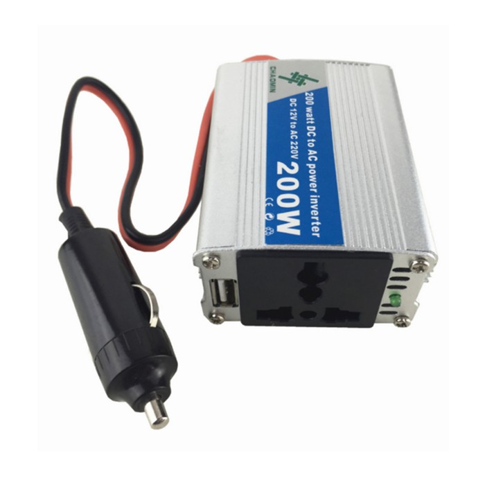 Bộ chuyển đổi nguồn điện 12V thành 220V- 200W 206026 [SKM]