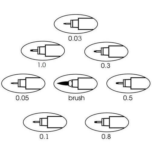 Bút Vẽ Kỹ Thuật Và Đi Nét Marvy Uchida Drawing - 4600