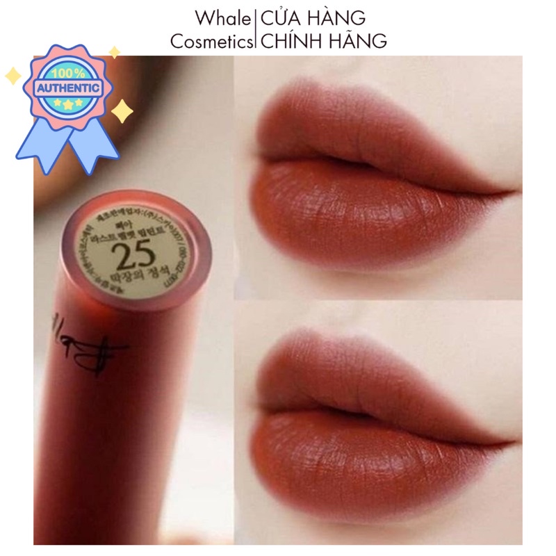 Son kem lì BBIA Last Velvet Lip Tint màu #38 Feign Fine #25 Final Note