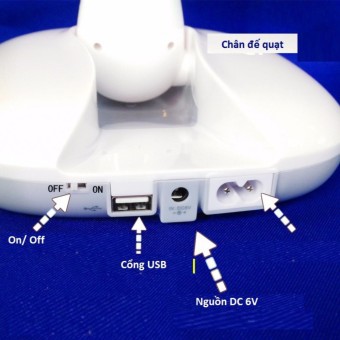 Quạt tích điện loại to KM-F1066 | BigBuy360 - bigbuy360.vn