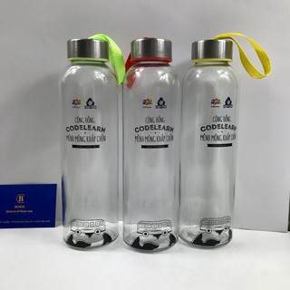 [LOẠI 1 - GIÁ HỦY DIỆT] Bình Nước Thủy Tinh, Chai Detox Có Dây Xách giao mẫu ngẫu nhiên