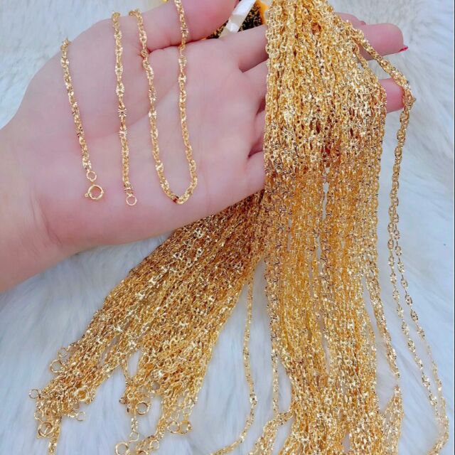 Dây chuyền mạ vàng-M37