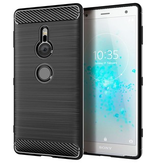 Ốp điện thoại silicone màu xước thời trang cho Sony Xperia XZ2 XZ3